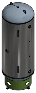 Samuel 400-Gallon Vertical Air Receiver Tank | 300 PSI | ASME Certified | A10055-300 Samuel 400-Gallon Vertical Air Receiver Tank | 300 PSI | ASME Certified | A10055-300
