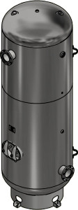 Samuel 1,060-Gallon Vertical Air Receiver Tank | 200 PSI | ASME Certified | C100331 Samuel 1,060-Gallon Vertical Air Receiver Tank | 200 PSI | ASME Certified | C100331