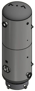Samuel 1,550-Gallon Vertical Air Receiver Tank | 200 PSI | ASME Certified | A10332 Samuel 1,550-Gallon Vertical Air Receiver Tank | 200 PSI | ASME Certified | A10332