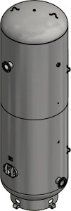 Samuel 3,000-Gallon Vertical Air Receiver Tank | 150 PSI | ASME Certified | C102476 Samuel 3,000-Gallon Vertical Air Receiver Tank | 150 PSI | ASME Certified | C102476