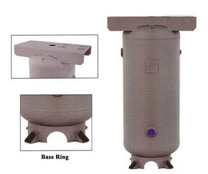 Manchester Tank 80-Gallon Vertical Air Receiver Tank - 200 PSI, Top Plate, 24"x46", 302419 Manchester Tank 80-Gallon Vertical Air Receiver Tank - 200 PSI, Top Plate, 24"x46", 302419