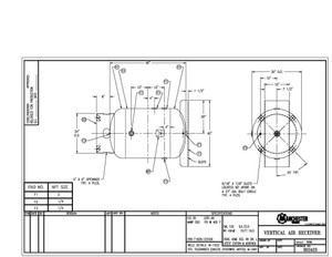 Manchester Tank 120-Gallon Vertical Air Receiver Tank - 300 PSI, Top Plate, 30"x46", 302425 Manchester Tank 120-Gallon Vertical Air Receiver Tank - 300 PSI, Top Plate, 30"x46", 302425