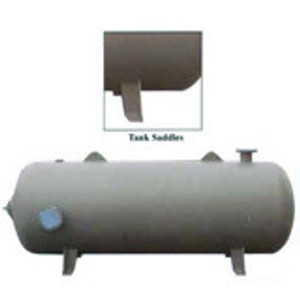 Manchester Tank 660-Gallon Horizontal Air Receiver Tank - 200 PSI, 302491 Manchester Tank 660-Gallon Horizontal Air Receiver Tank - 200 PSI, 302491