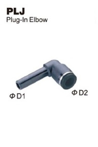 Push-To-Connect Fitting - Plug-In Elbow