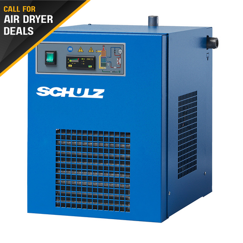 Schulz ADS-15 Refrigerated Air Dryer, Non-Cycling, 15 SCFM, 115V Single Phase