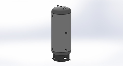 Morganton 400 Gallon Vertical Air Receiver Tank 36" x 93", 300 PSI (VES0010423)
