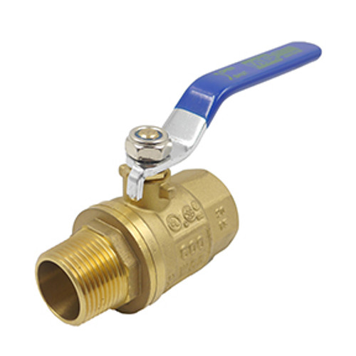 Heavy Duty Full Port Brass Ball Valve 1/2" NPT Male x Female KTCM-50