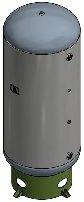 Samuel 400-Gallon Vertical Air Receiver Tank | 300 PSI | ASME