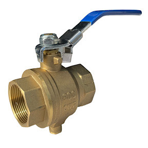 High Pressure Safety Exhaust Full Port Brass Ball Valve | 1" NPT Female x Female | ADVHP-100