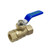 Mini Brass Ball Valve 1/4" NPT Female x Female MFBV-25
