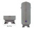 Manchester Tank 80-Gallon Vertical Air Receiver Tank - 300 PSI, 20"x63", 302415