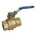 Safety Exhaust Full Port Brass Ball Valve with Auto Drain 1/2" NPT Female x Female ADV-50