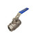 Full Port 316 Stainless Steel Ball Valve with Locking Handle 1/4" NPT Female x Female SSV-25