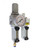 PneumaticPlus SAU2010M-N02DG-MEP Air Filter Regulator Lubricator Piggyback Combo 1/4" NPT, Auto Drain, Metal Bowl option