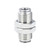 PN27 Series Metal Push-to-Connect Air Fitting – Bulkhead Union – Nickel-Plated Brass Pneumatic Connector