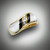R 98-711 with hand carved mother of pearl, black jade and gold dividers.  