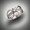 R 633 center stone is 0.82 round brilliant H color VS2 clarity with 20 pave` F/VS round diamonds weighting 16 points set in 14kt white gold.  If you have your own diamond we can set it for you.  Can be ordered in yellow gold too.  