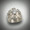 R 717 has the mother of pearl as inlay and is shown with a solitaire diamond band set in 14kt white gold.   