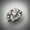 R 946 has a 8.5mm renzite stone with 1.48 points of F/VS pave` diamonds set in 14kt white gold.