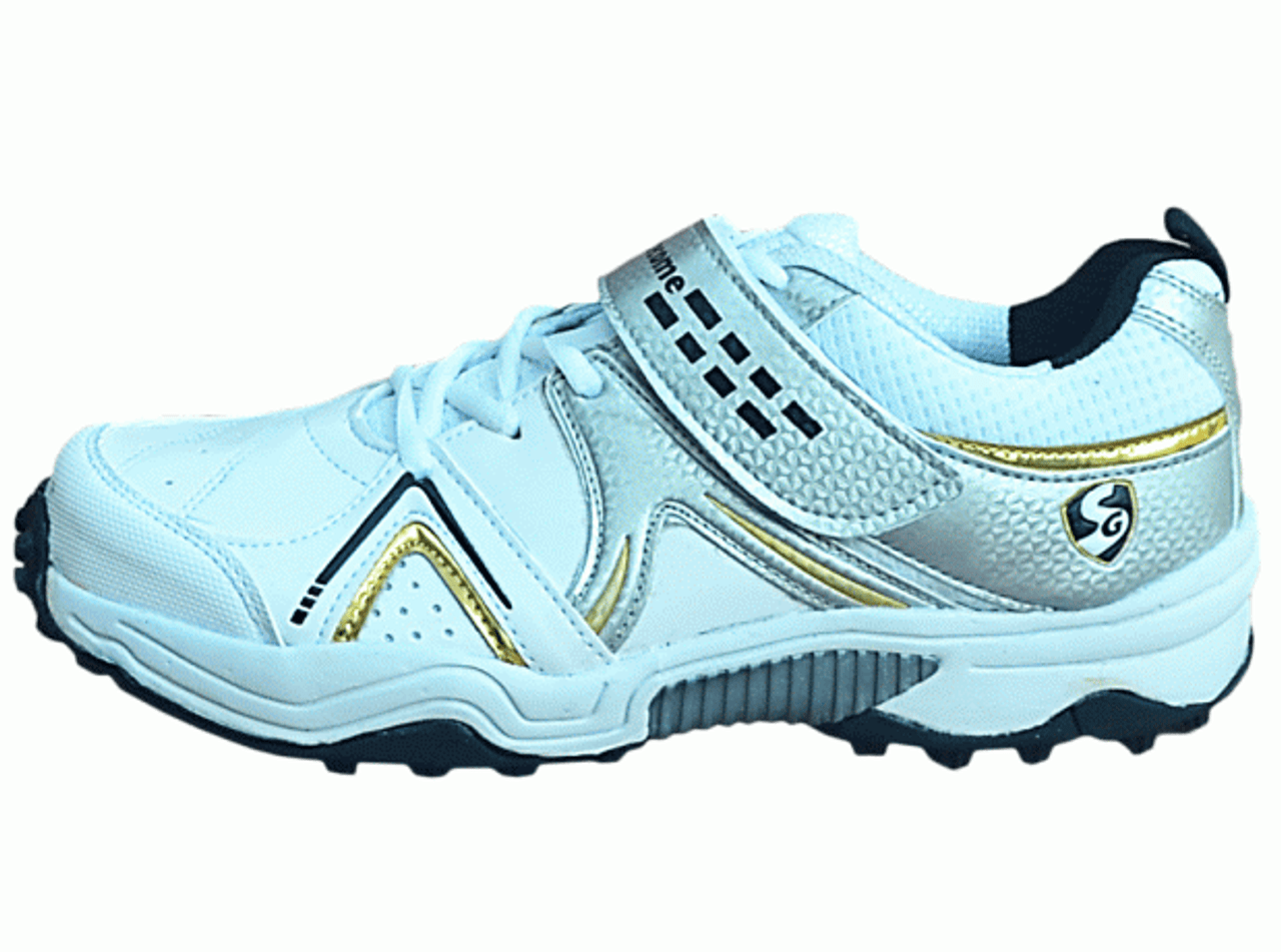 sg century cricket shoes white lime