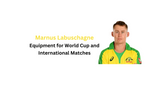 Marnus Labuschagne Equipment in ODI World Cup 2023 & International matches