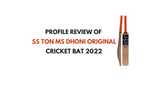 SS TON MS Dhoni Original Players Bat - Complete Profile Review