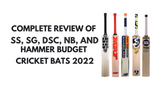 Cricket Bats Between $200-$300 - SS, SG, DSC, NB and Hammer