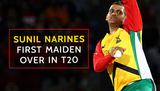 Sunil Narines first maiden over in T20 