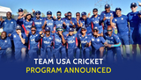 Team USA Cricket Program Announced