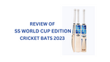 USA EXCLUSIVE - SS 2023 WORLD CUP EDITION CRICKET BATS