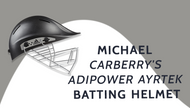 Michael Carberry's Adipower Ayrtek Batting Helmet