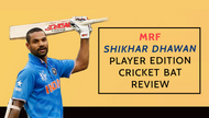 MRF Shikhar Dhawan Player edition cricket bat review