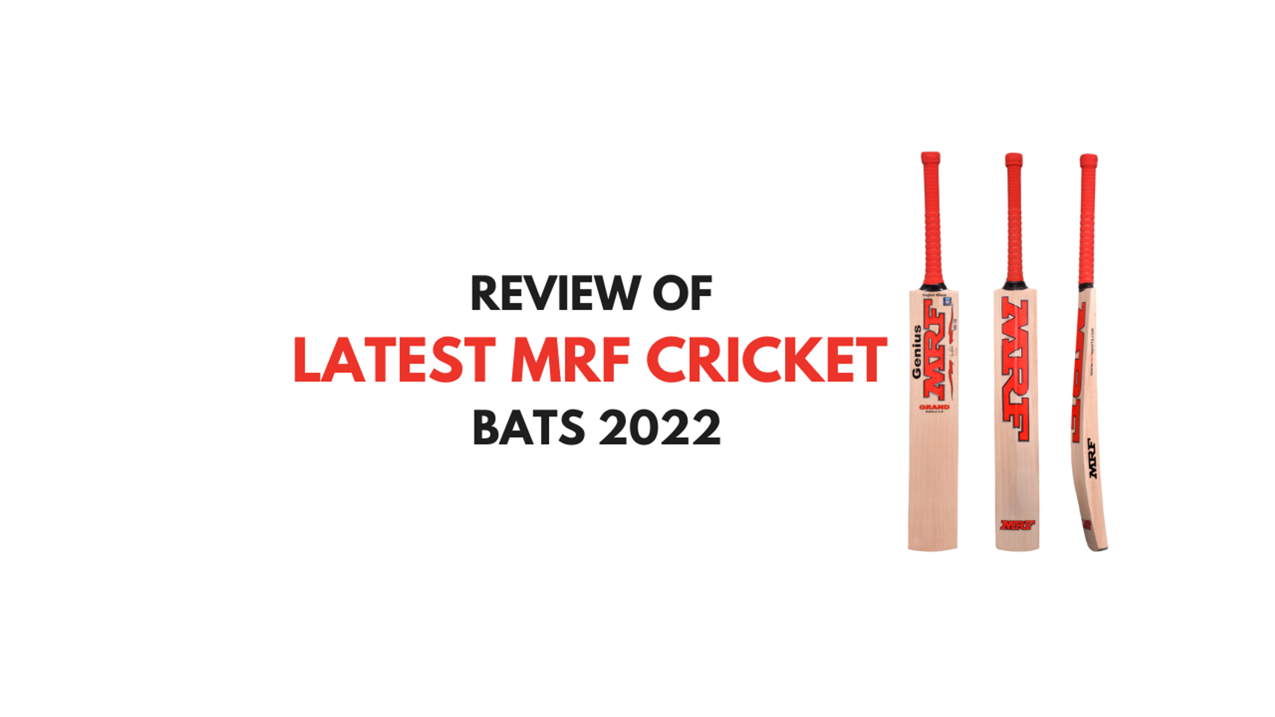 LATEST MRF Cricket Bats 2022 - Review by CSO - Cricket Store Online