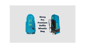 Shrey Pro Premium Duffle Wheelie Bag: Effortless Transport for the Serious Cricketer