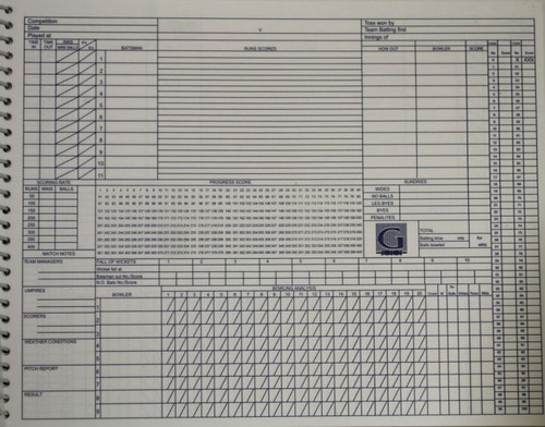 Graddige Scorebook - 60 Innings