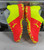 PUMA x one8 Rubber Cricket Shoes YELLOW/RED