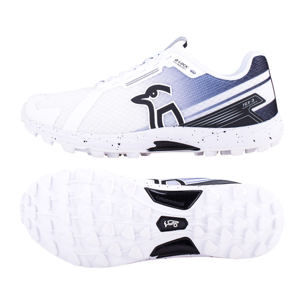 Image of Kookaburra KC 2.0 Rubber Shoes - White/Black 2024