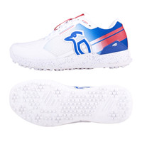 Kookaburra KC 1.0 Rubber Shoes - White/Blue/Red 2024