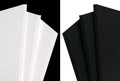 A0 – 5mm White/Black Foamboard