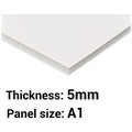 FOAMBOARD - A1 - 5mm White - Pack of 25 sheets