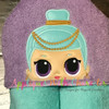 LOL Doll Genie Peeker Applique Embroidery Design