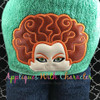 Halloween Sister Peeker Applique Embroidery Design