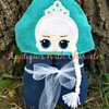LOL Doll Elsa Peeker Applique Embroidery Design