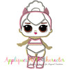 Kitty Doll Applique Design 