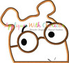 Arthur Aardvark Peeker Applique Embroidery Design