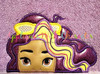 Sun Girl Roxy Peeker Applique Embroidery Design