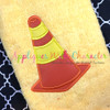 Construction Cone Applique Peeker Design