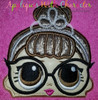 LOL IT Baby Audrey Hepburn Doll Peeker Applique Design