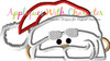 Santa Peeker Applique Design