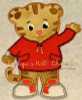 Danny Tiger Applique Design